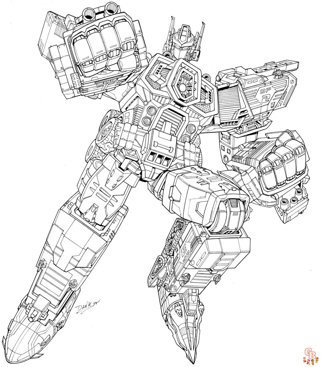 Coloriage Transformers robots in disguise