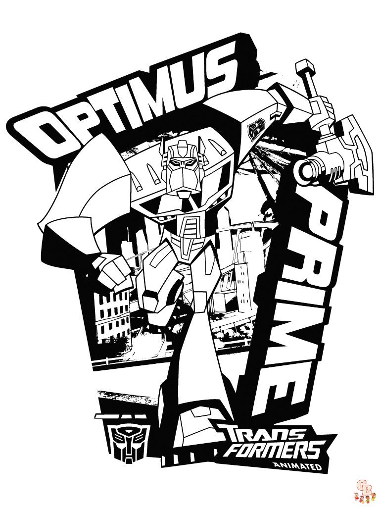 Coloriage Transformers robots in disguise