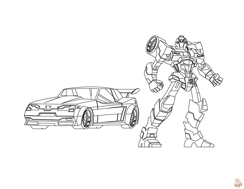 Coloriage Transformers robots in disguise