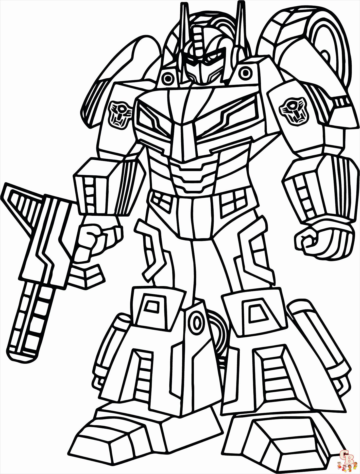 Coloriage Transformers robots in disguise