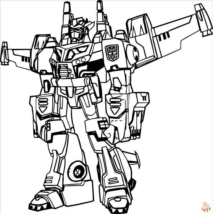 Coloriage Transformers robots in disguise