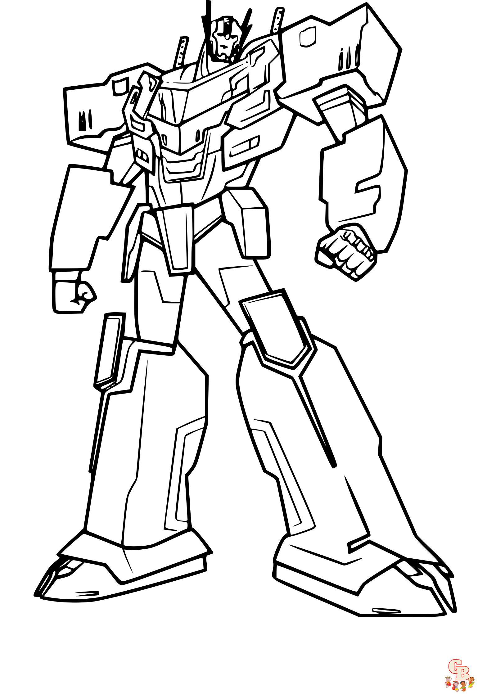 Coloriage Transformers robots in disguise