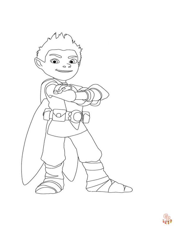 Coloriage Tree Fu Tom