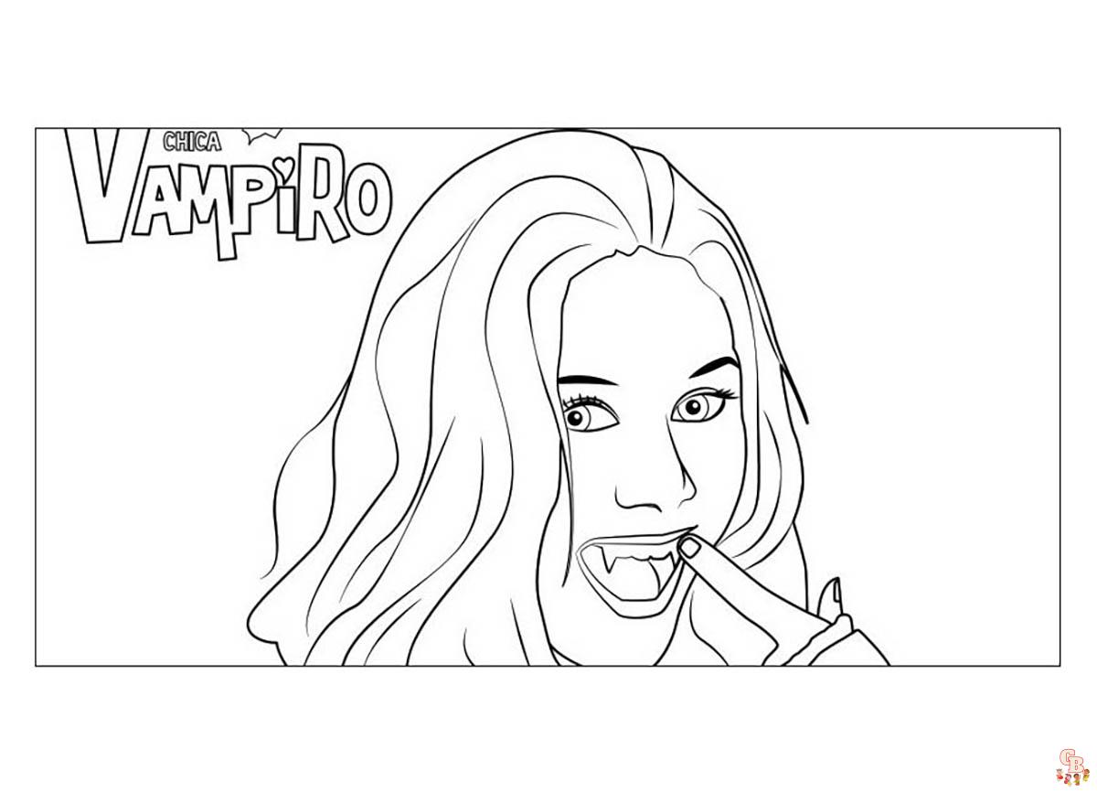 Coloriage Vampiro