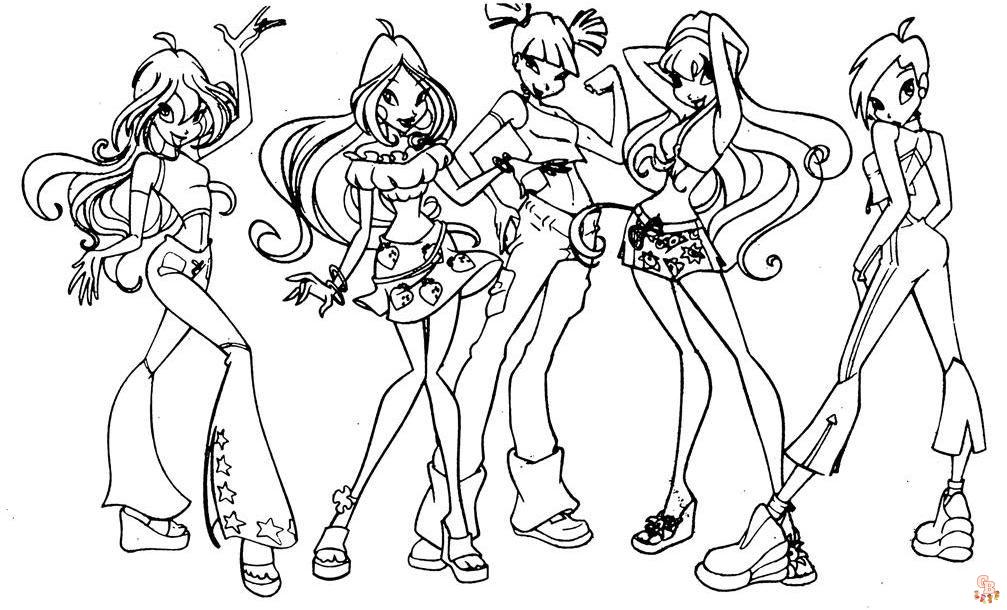 Coloriage Winx Club