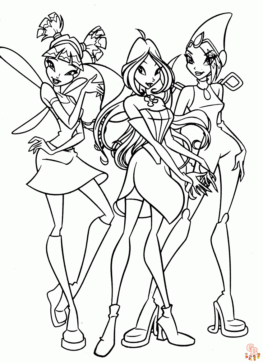 Coloriage Winx Club