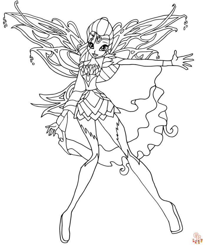 Coloriage Winx Club