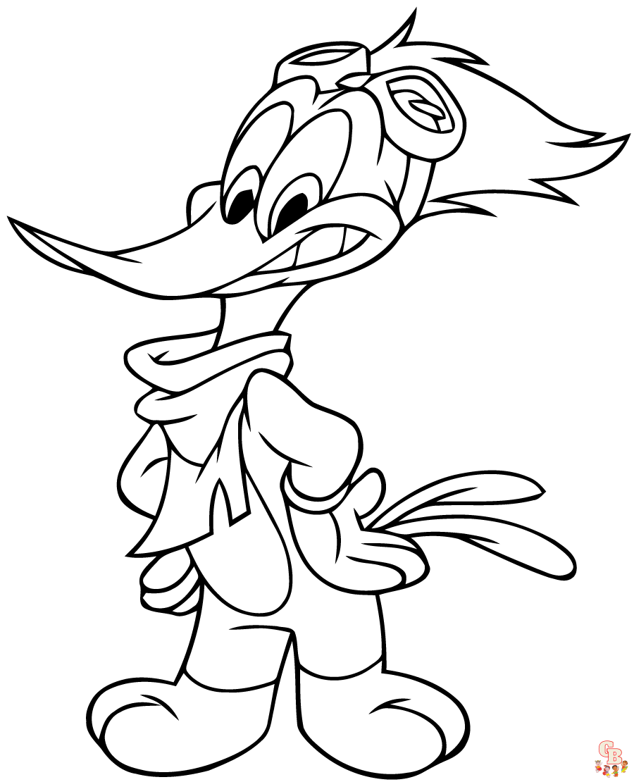 Coloriage Woody Woodpecker