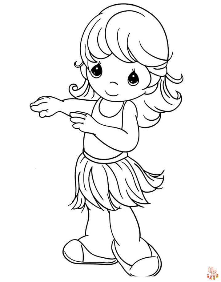 Coloriage danse