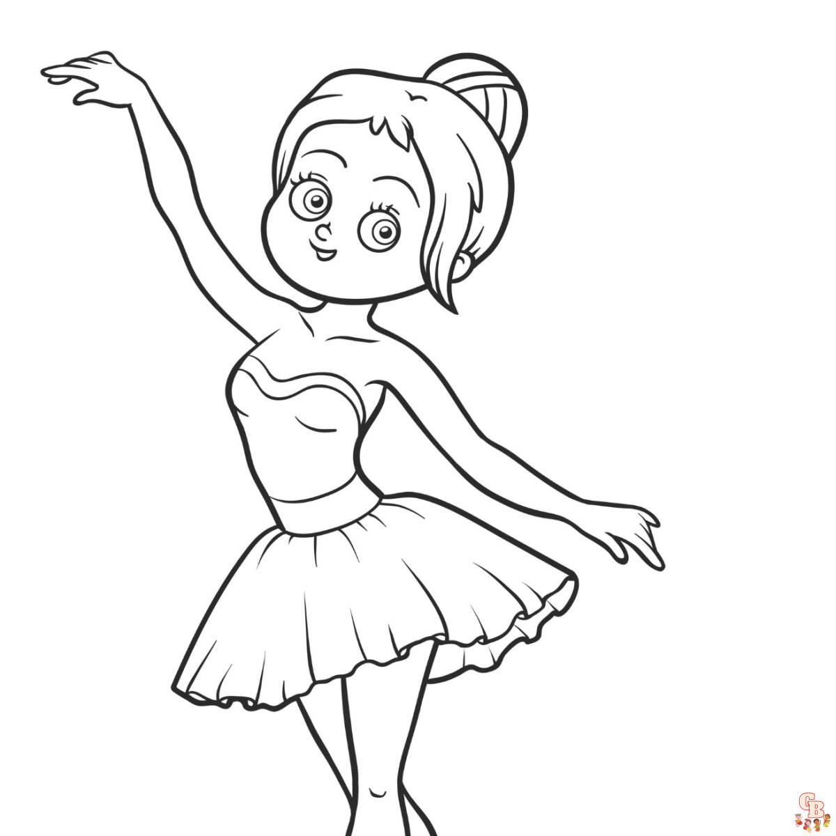 Coloriage danse