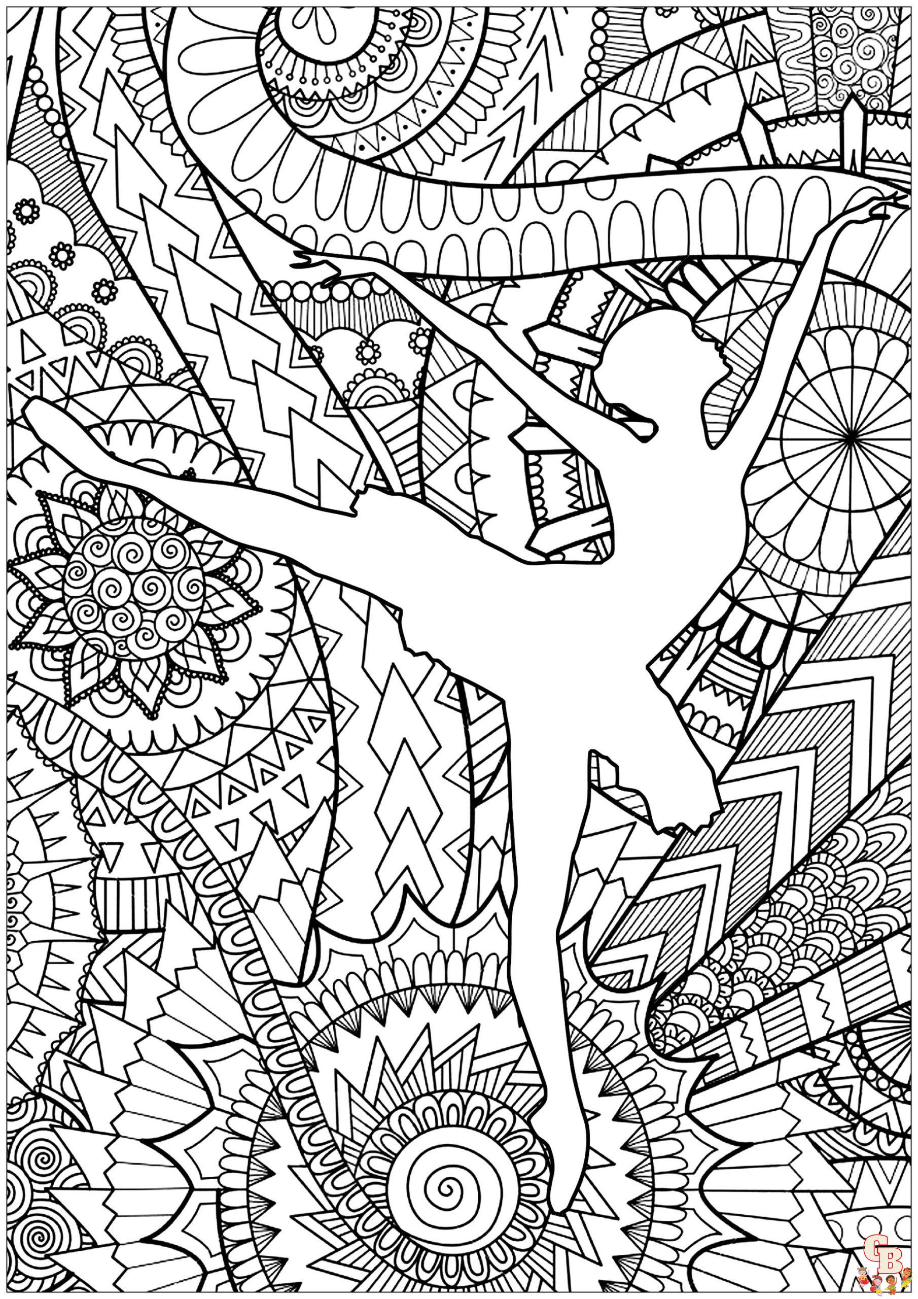 Coloriage danse