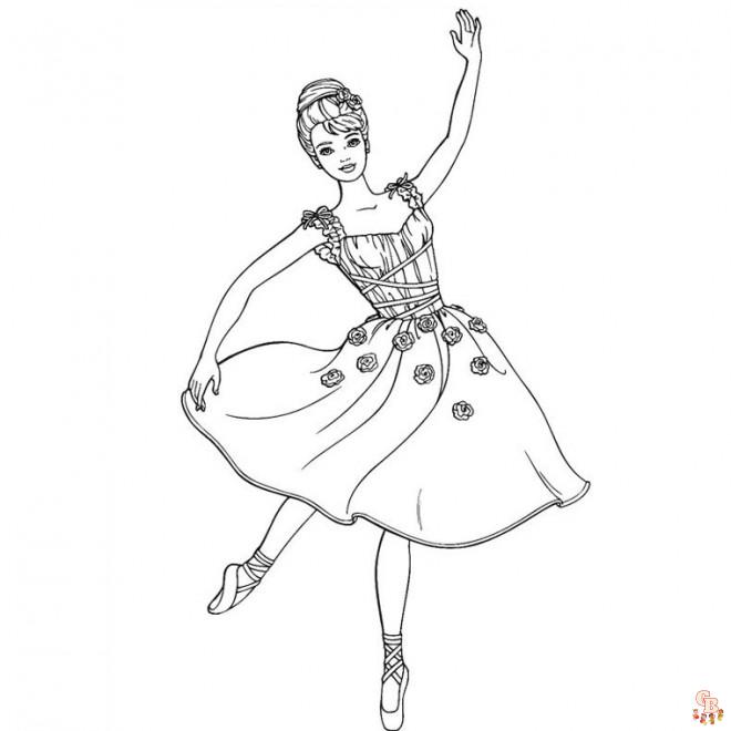 Coloriage danse