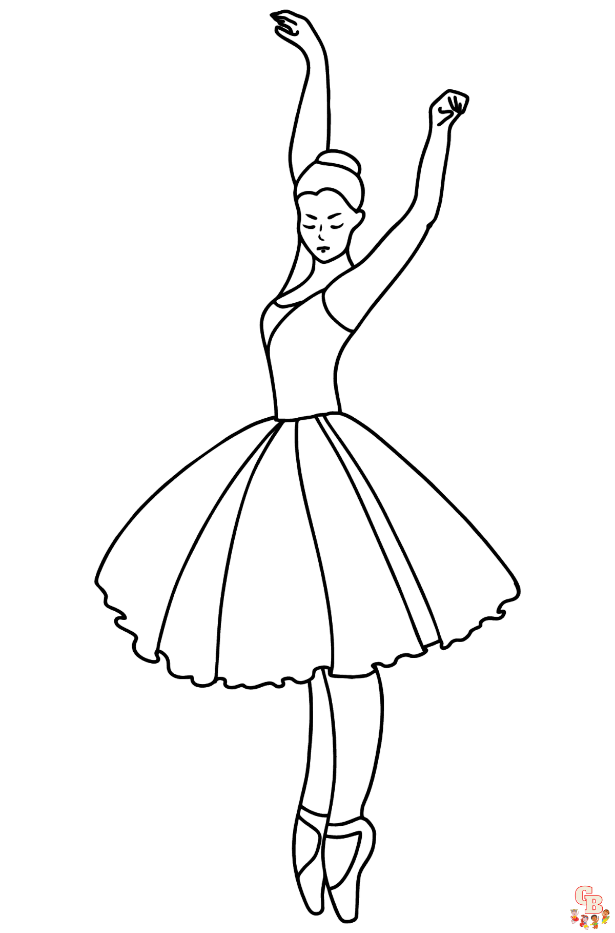 Coloriage danse