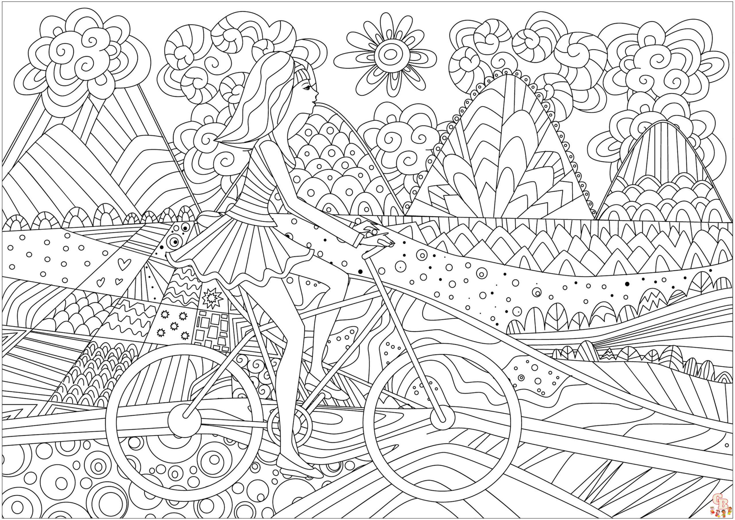 Coloriage de velos