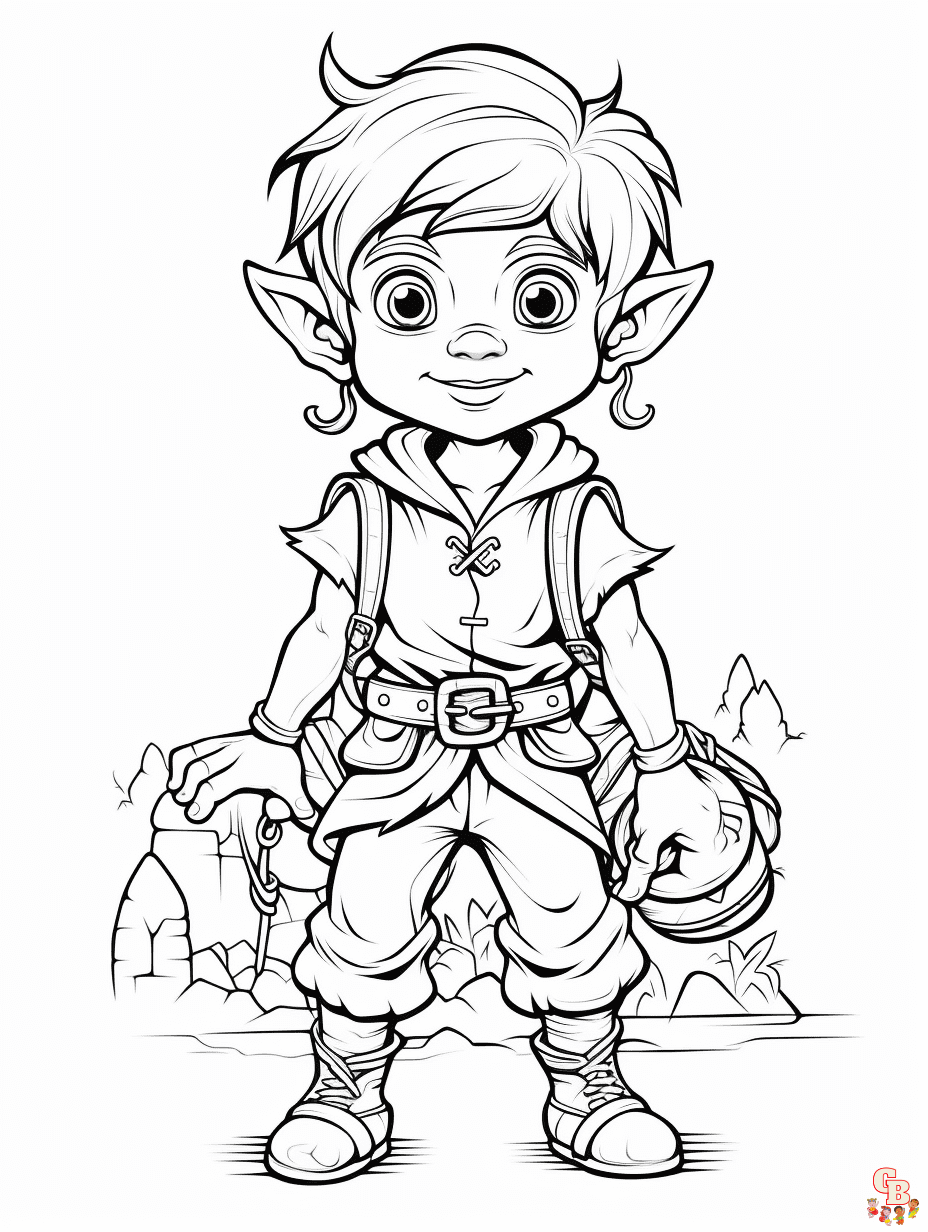 Coloriage elves