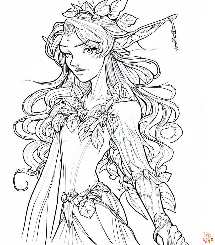 Coloriage elves