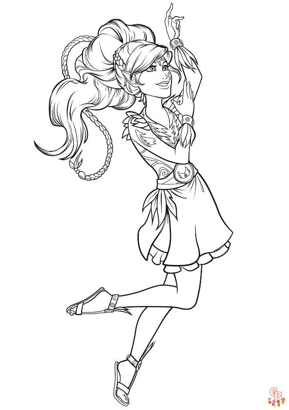 Coloriage elves