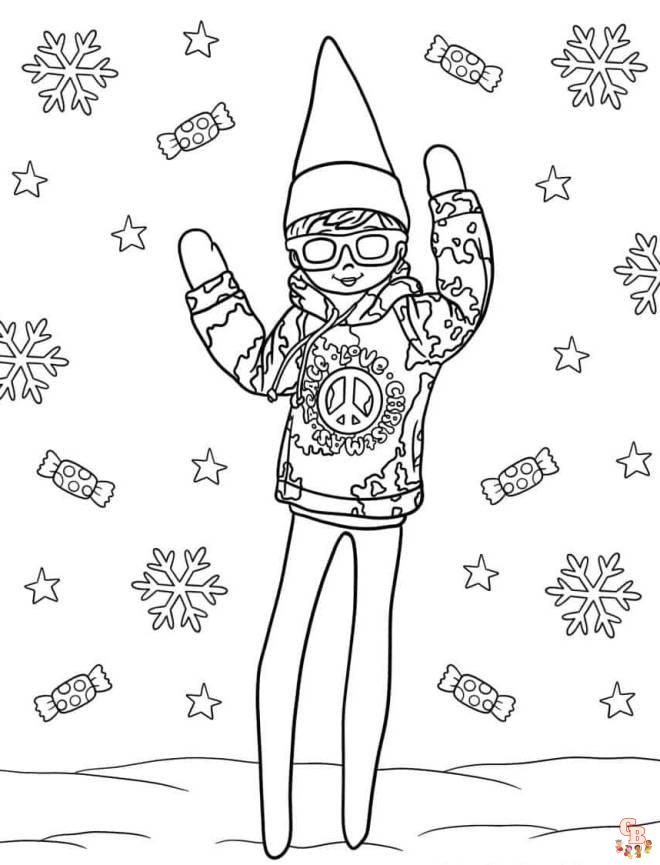 Coloriage elves