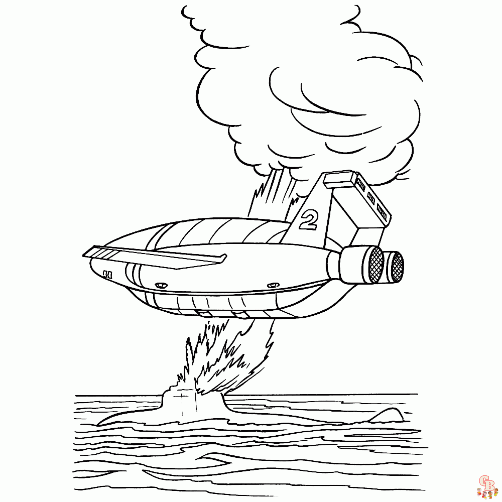 Coloriage thunderbirds