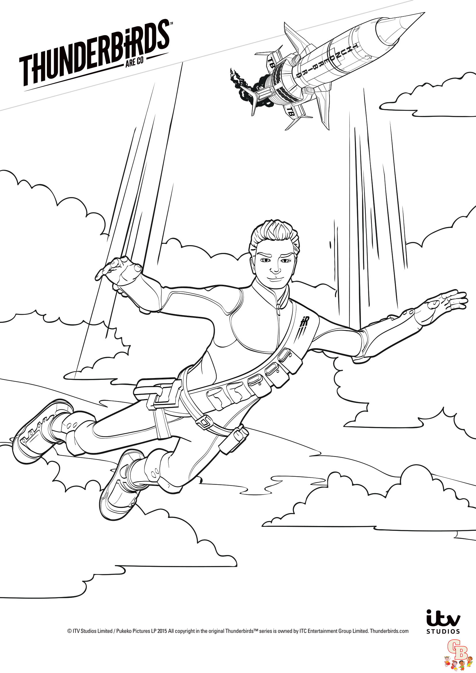 Coloriage thunderbirds