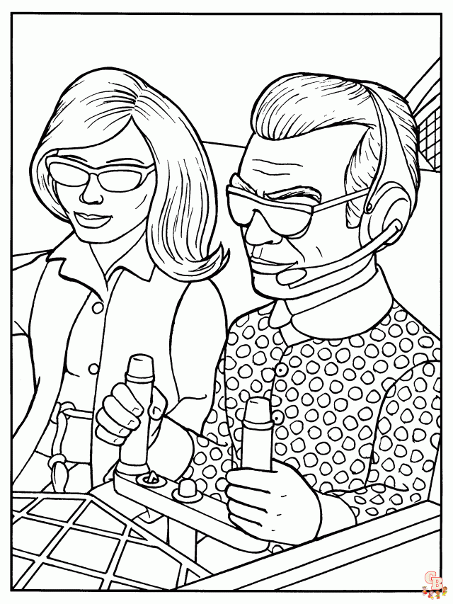 Coloriage thunderbirds