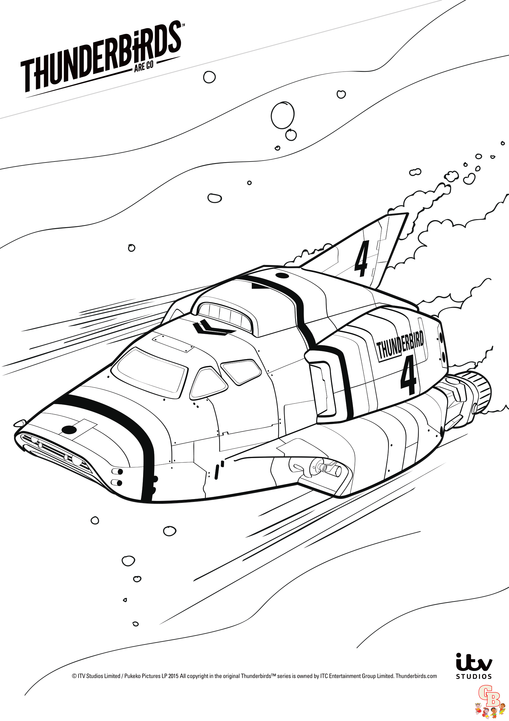 Coloriage thunderbirds