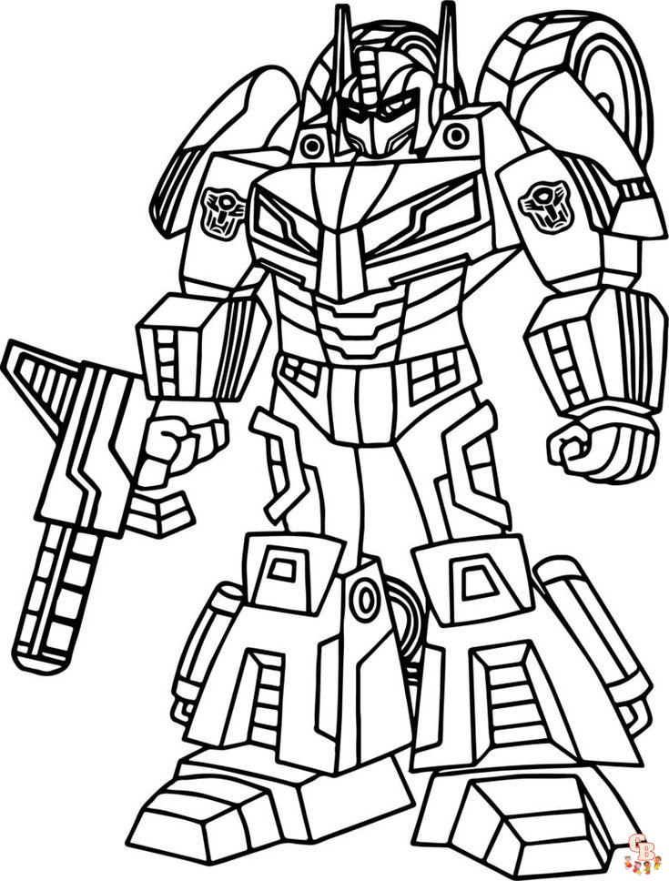 Coloriage transformers rescue bots academy