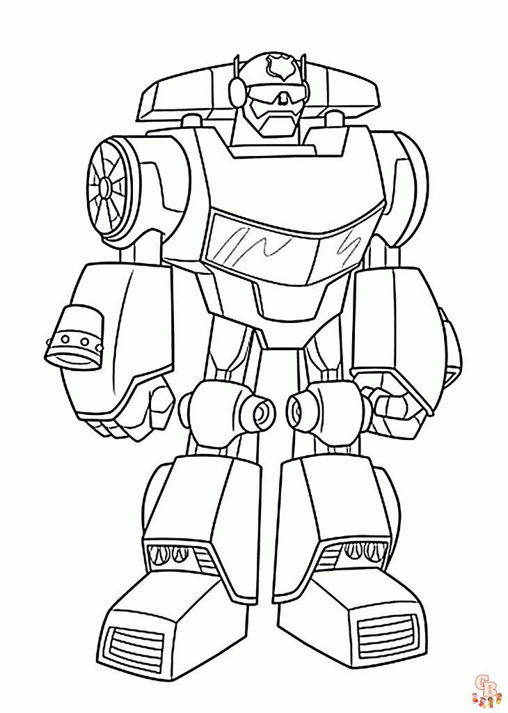 Coloriage transformers rescue bots academy