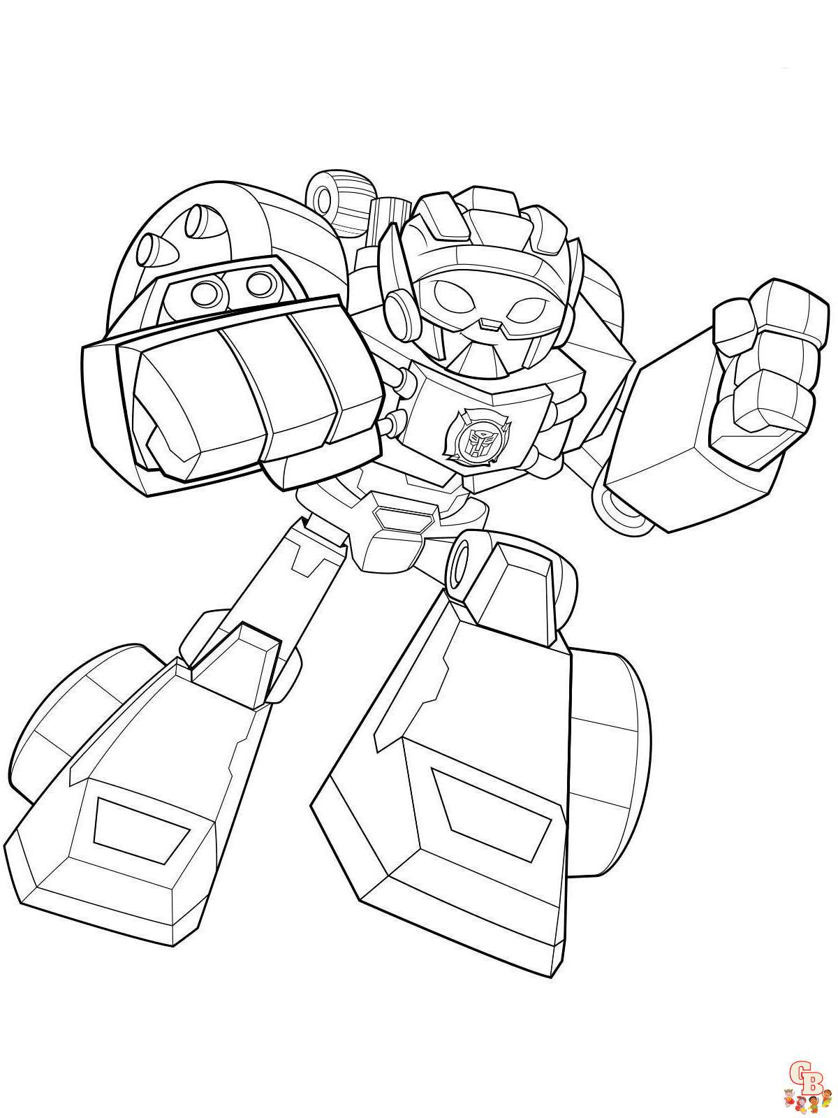 Coloriage transformers rescue bots academy