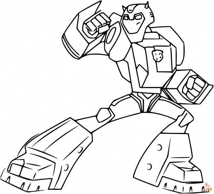 Coloriage transformers rescue bots academy