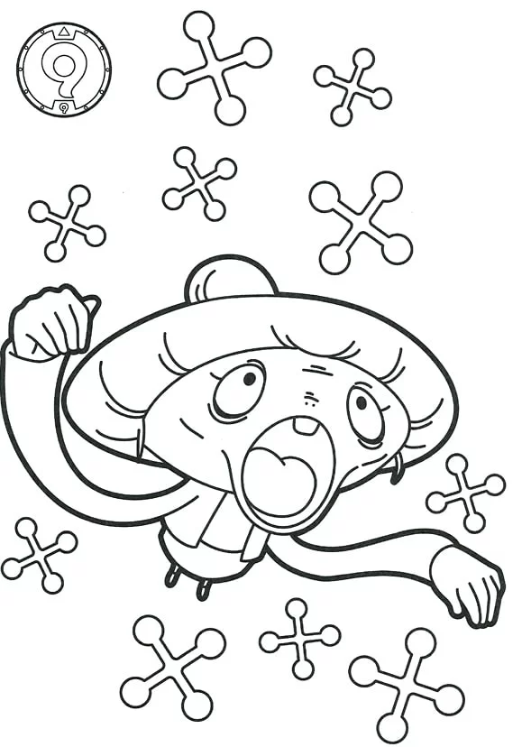 Coloriage yo kai watch