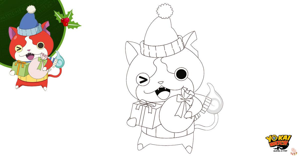 Coloriage yo kai watch