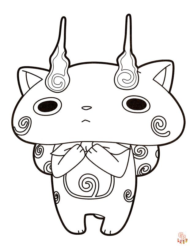 Coloriage yo kai watch