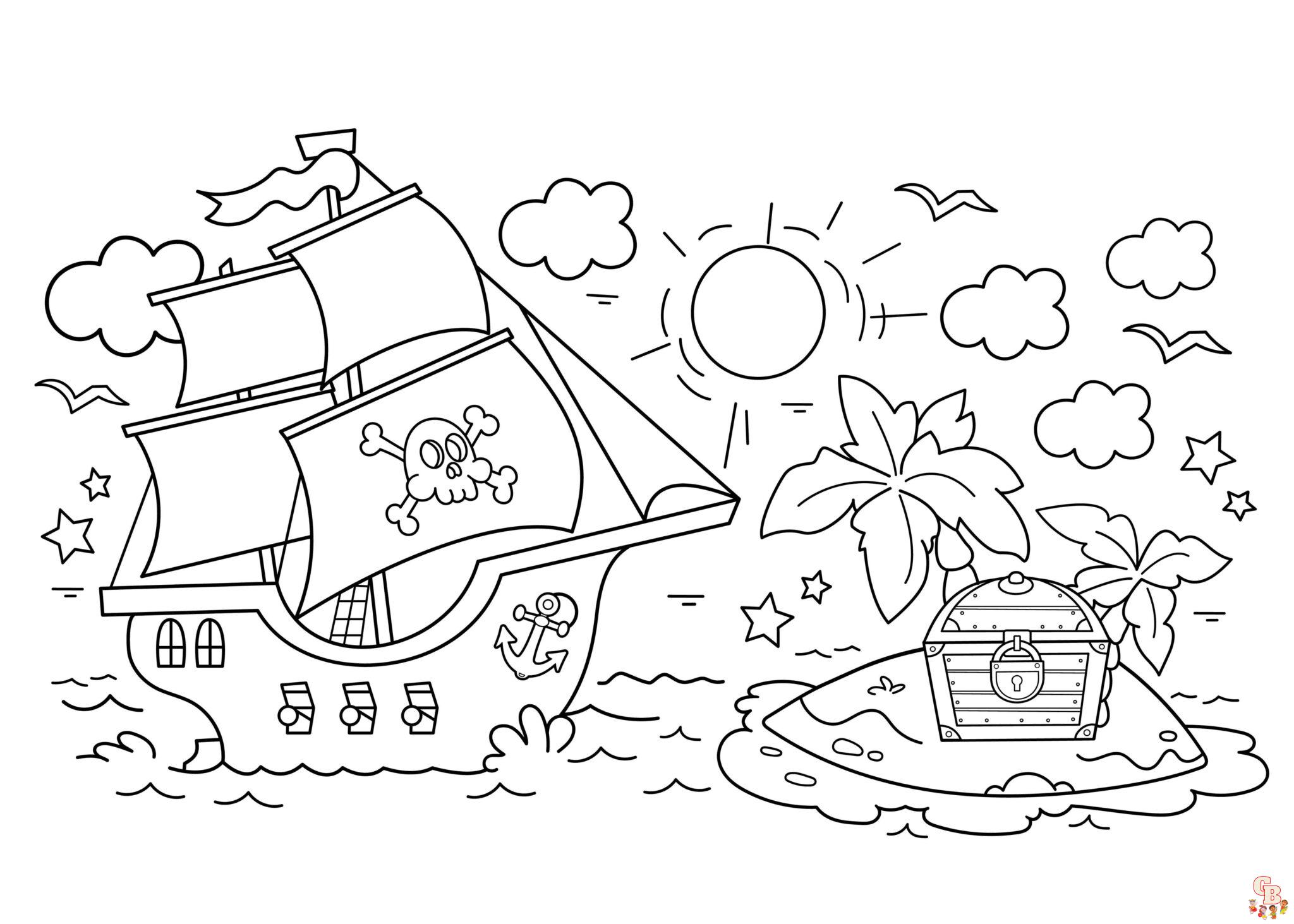 Coloriages pirates