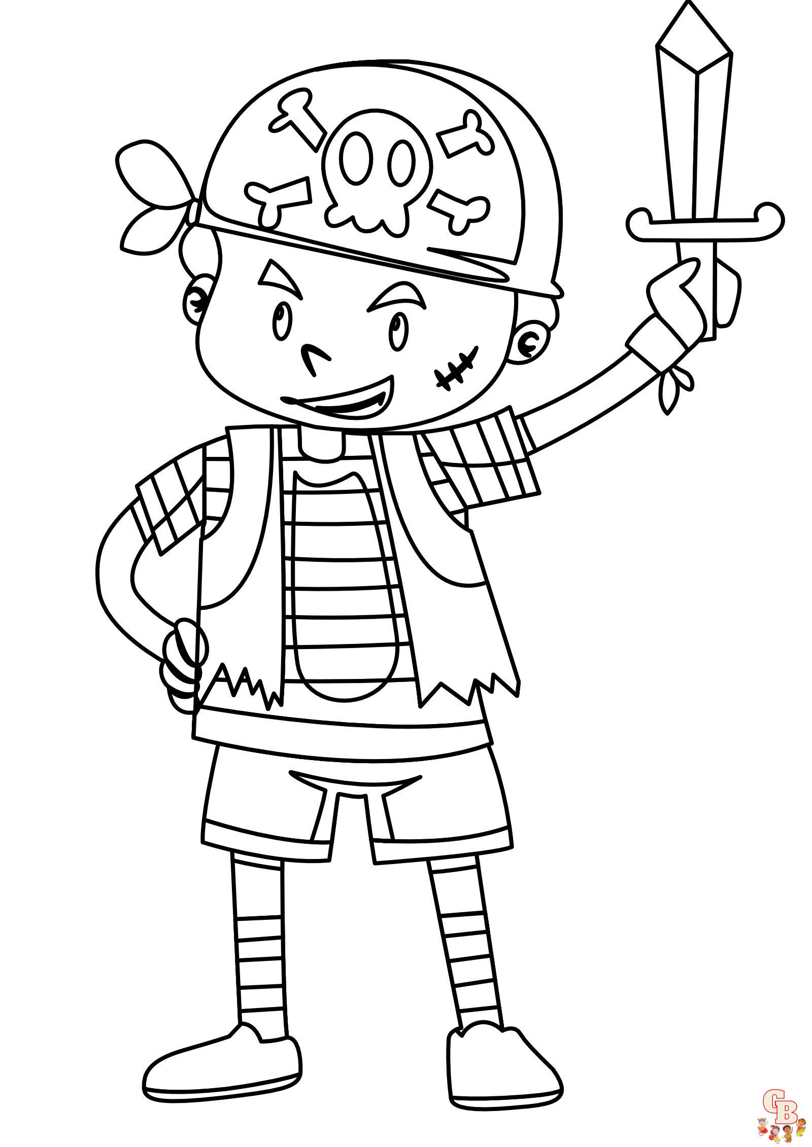 Coloriages pirates