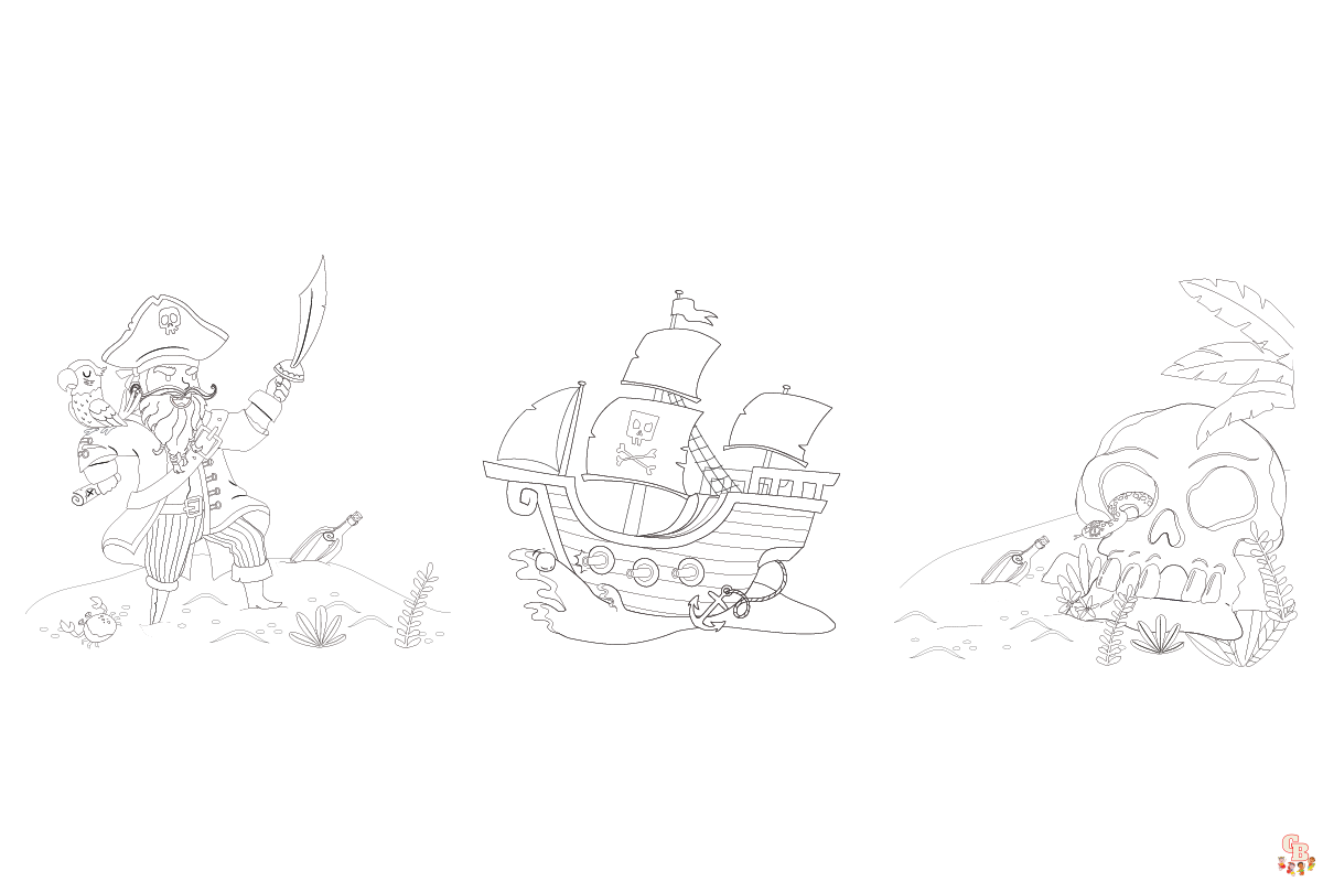 Coloriages pirates