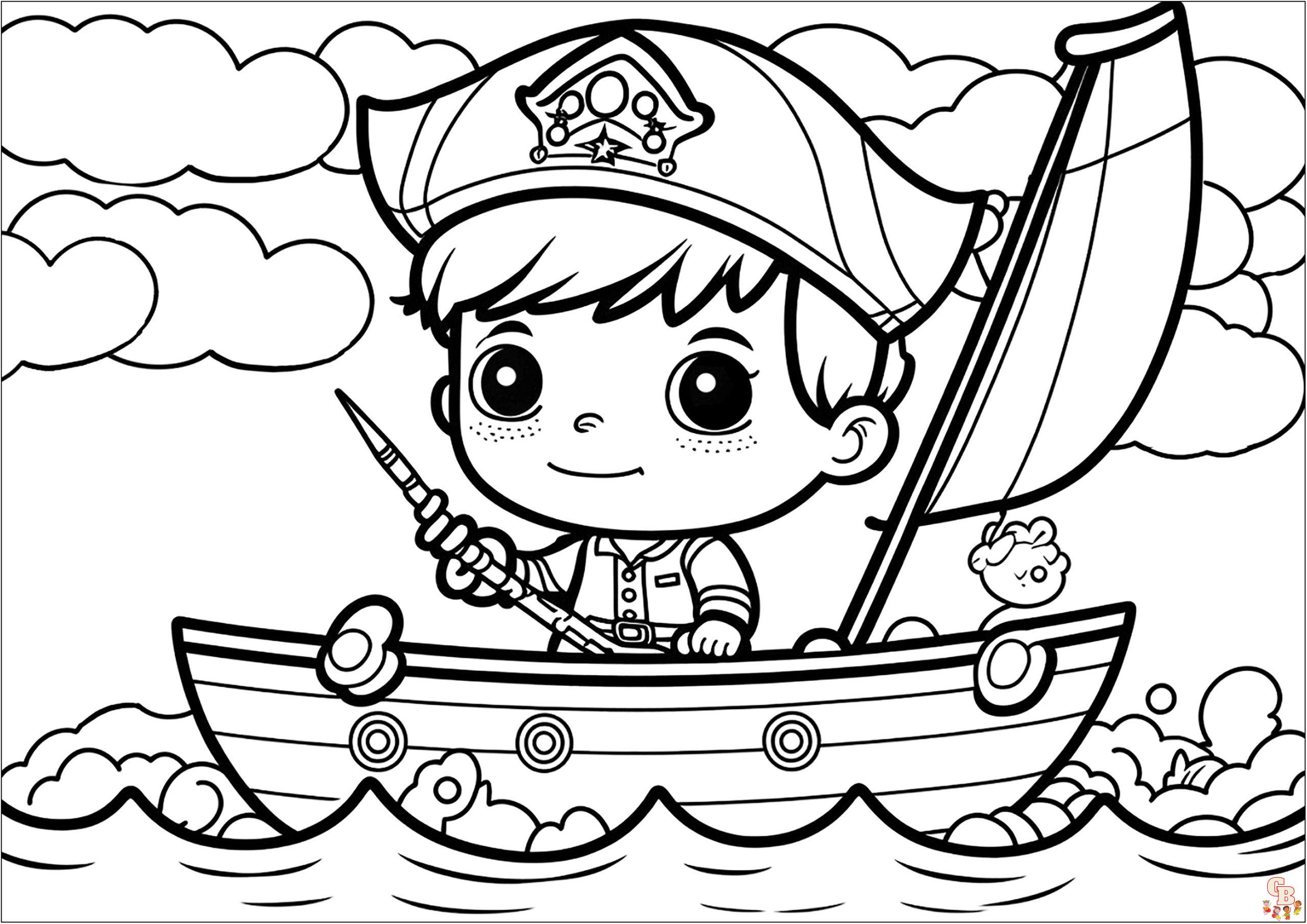 Coloriages pirates