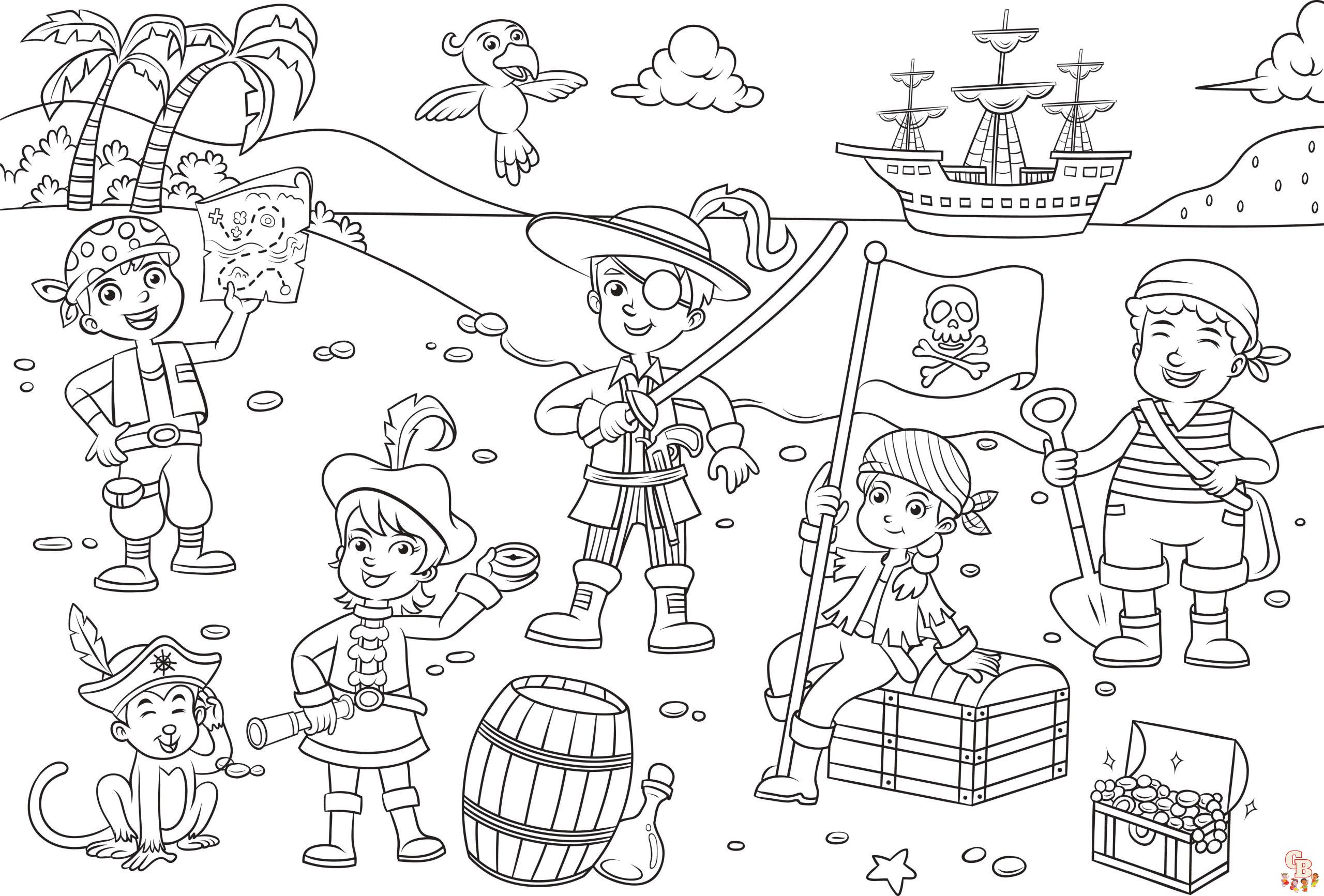 Coloriages pirates