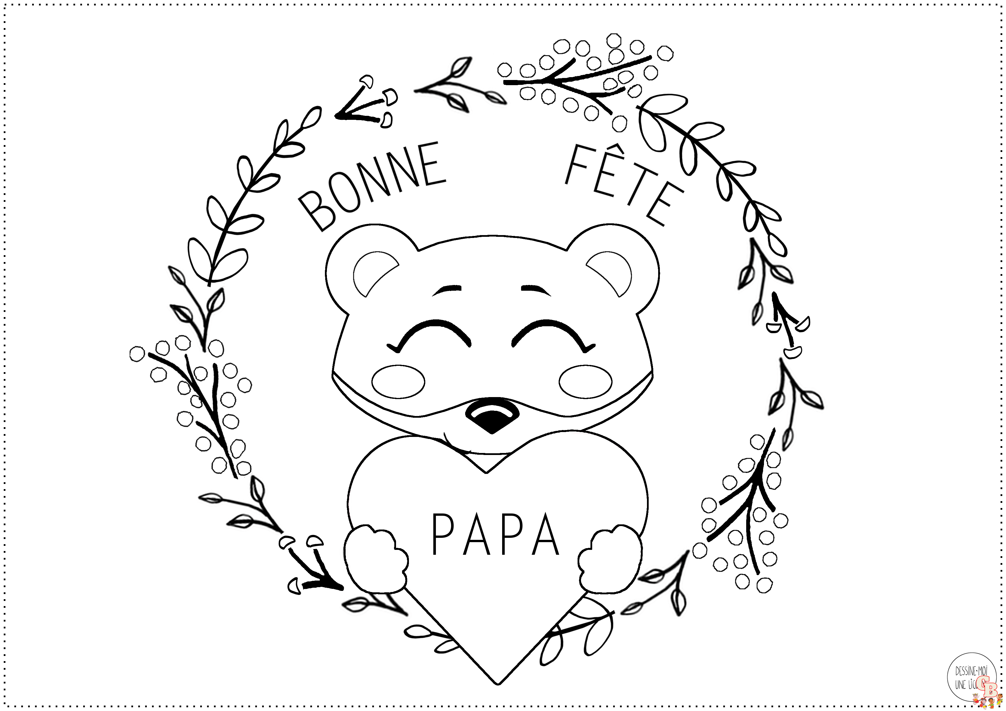 Coloriages pour papi