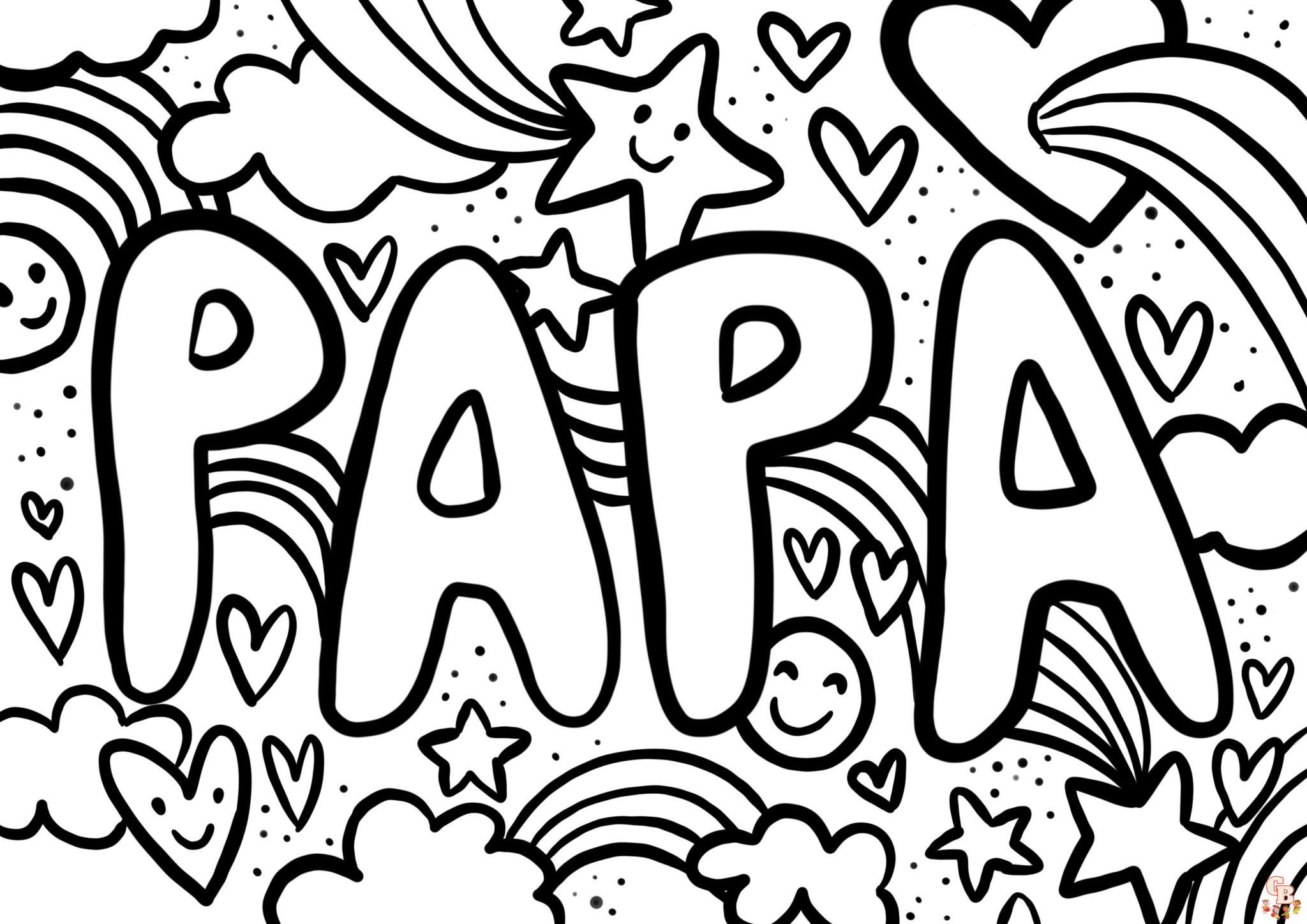 Coloriages pour papi