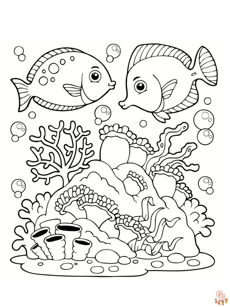 Coloriages sur la mer