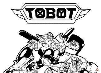 coloriage tobot